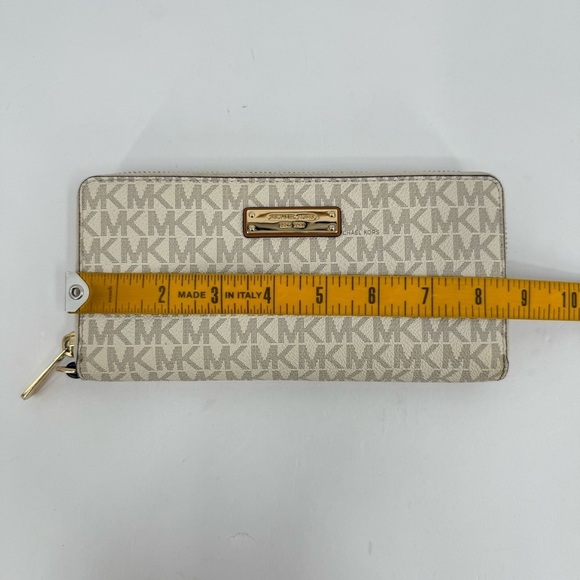 Michael Kors Jet Set Logo Continental Wristlet Wallet *missing wristlet handle - Picture 8 of 11